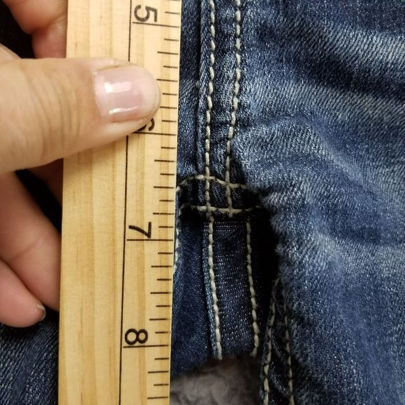 Buckle Shorts Womens 24 BKE Stella Medium Wash Stretch Low Rise Denim Jean - Picture 6 of 14